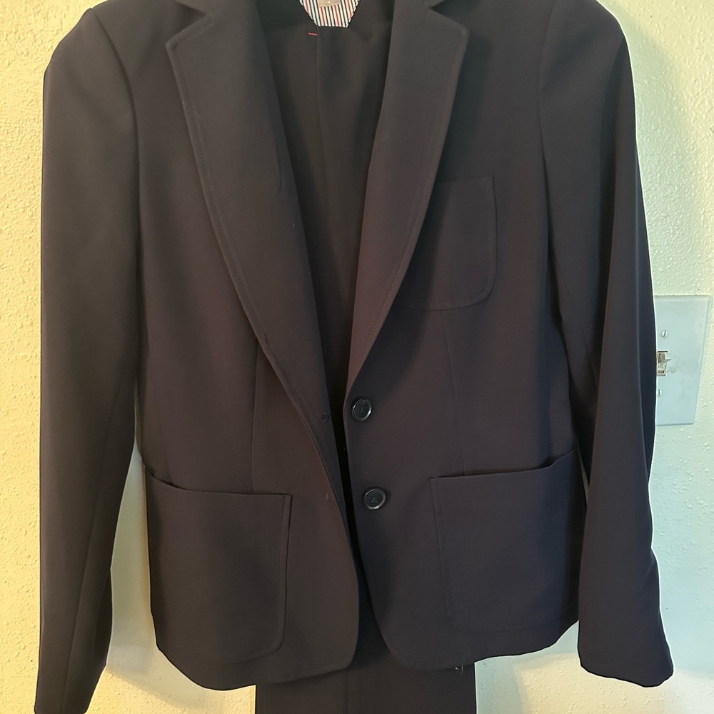 Tommy Hilfiger Dark Navy Pantsuit Elegant Tailored Design